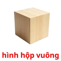 hình hộp vuông picture flashcards