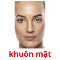 khuôn mặt Bildkarteikarten