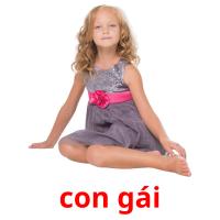 con gái card for translate