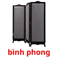 bình phong picture flashcards