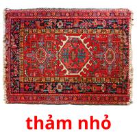 thảm nhỏ picture flashcards