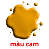 màu cam Bildkarteikarten