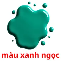 màu xanh ngọc Bildkarteikarten