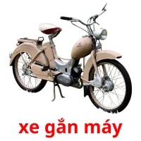 xe gắn máy flashcards illustrate