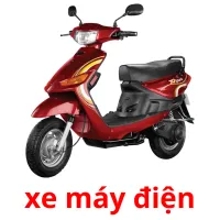 xe máy điện flashcards illustrate