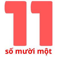 số mười một picture flashcards