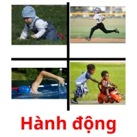 Hành động picture flashcards