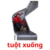 tuột xuống picture flashcards