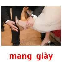 mang  giày flashcards illustrate