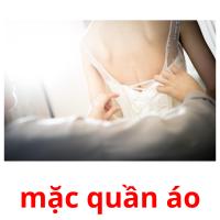mặc quần áo picture flashcards