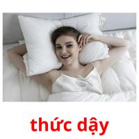 thức dậy picture flashcards
