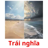 Trái nghĩa flashcards illustrate