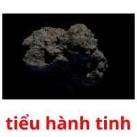 tiểu hành tinh cartões com imagens