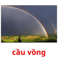 cầu vồng flashcards illustrate