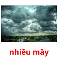 nhiều mây picture flashcards