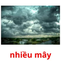 nhiều mây flashcards illustrate