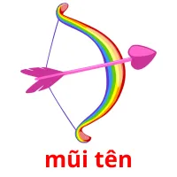 mũi tên picture flashcards