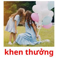 khen thưởng flashcards illustrate