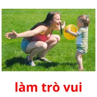 làm trò vui picture flashcards