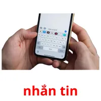 nhắn tin picture flashcards