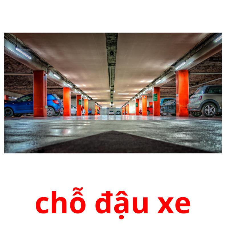 chỗ đậu xe picture flashcards