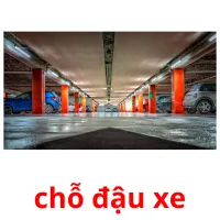 chỗ đậu xe flashcards illustrate