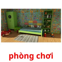 phòng chơi flashcards illustrate