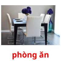 phòng ăn picture flashcards
