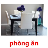 phòng ăn cartes flash