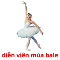 diễn viên múa bale flashcards illustrate