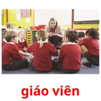 giáo viên flashcards illustrate