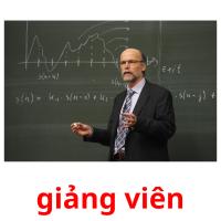 giảng viên picture flashcards