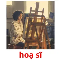 hoạ sĩ flashcards illustrate