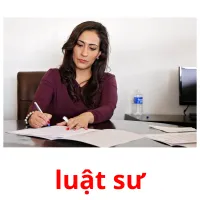 luật sư flashcards illustrate