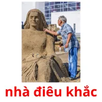 nhà điêu khắc flashcards illustrate