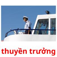 thuyền trưởng picture flashcards