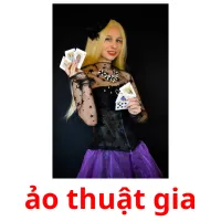 ảo thuật gia flashcards illustrate