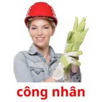 công nhân Bildkarteikarten