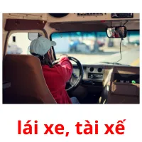 lái xe, tài xế Bildkarteikarten