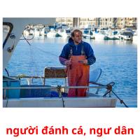 người đánh cá, ngư dân flashcards illustrate