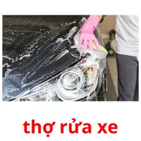 thợ rửa xe Bildkarteikarten