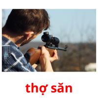thợ săn picture flashcards