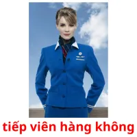 tiếp viên hàng không flashcards illustrate