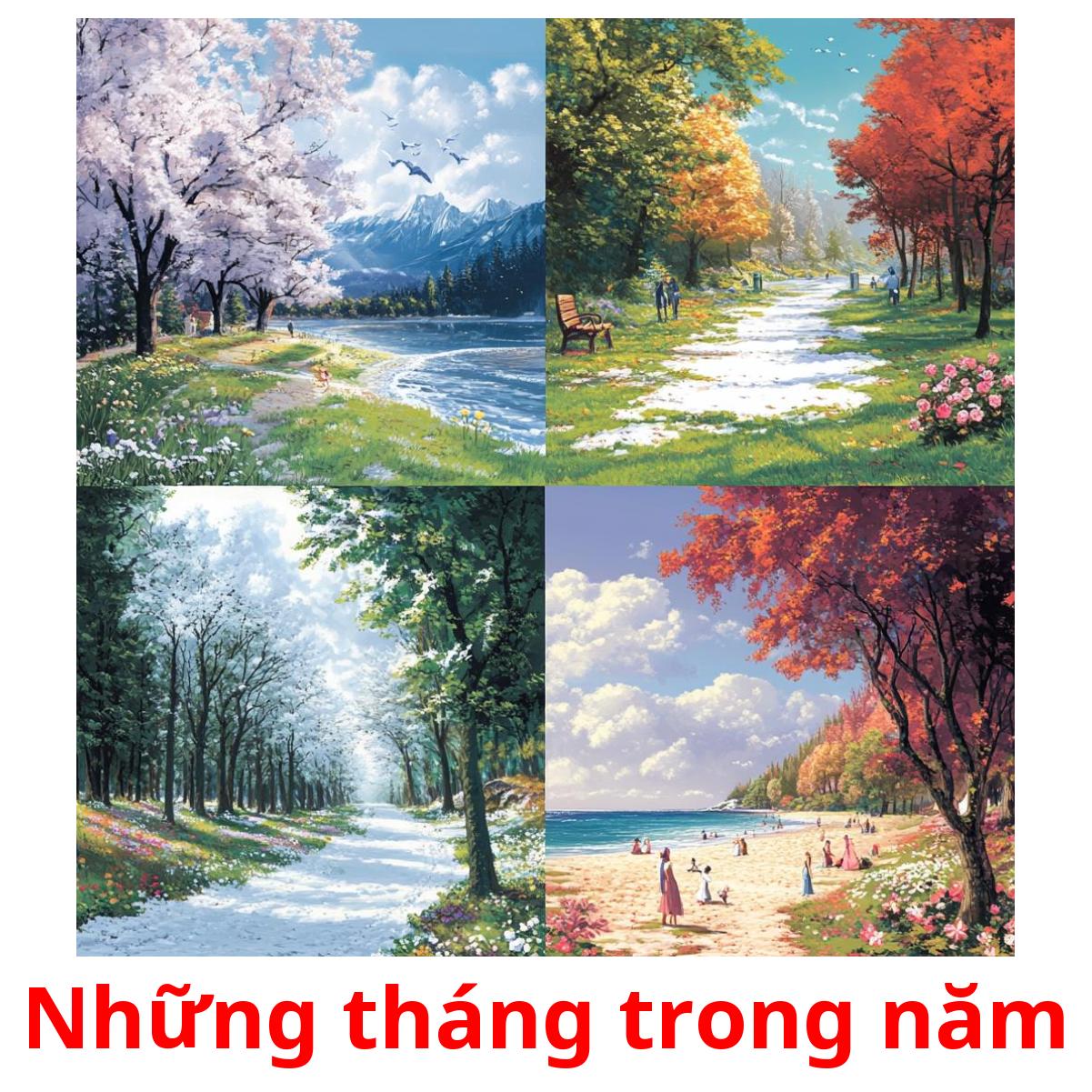 Những tháng trong năm ansichtkaarten