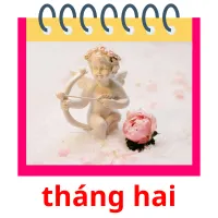 tháng hai flashcards illustrate