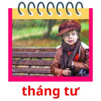 tháng tư flashcards illustrate