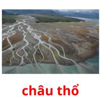 châu thổ picture flashcards