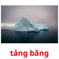 tảng băng flashcards illustrate