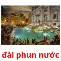 đài phun nước flashcards illustrate