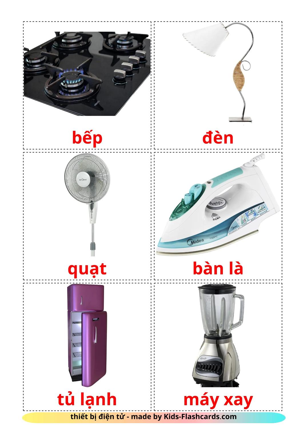 Electronics - 33 Free Printable vietnamese Flashcards 